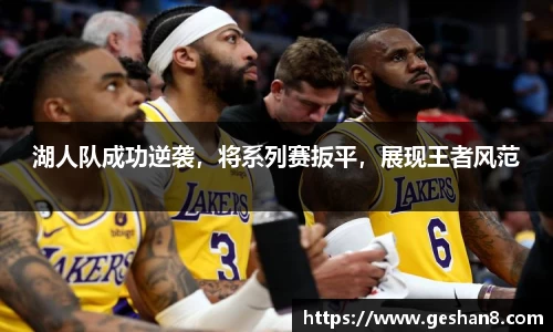 湖人队成功逆袭，将系列赛扳平，展现王者风范