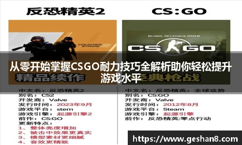 从零开始掌握CSGO耐力技巧全解析助你轻松提升游戏水平